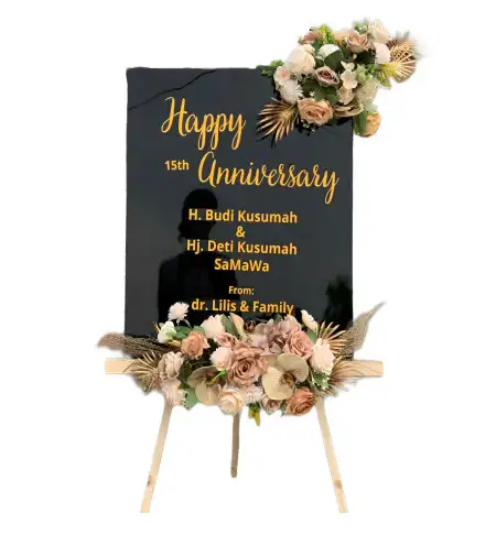 Papan Bunga Akrilik Suka Makmur