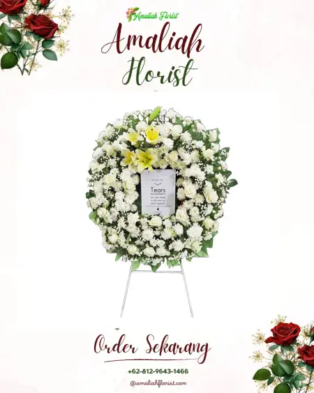 Krans Bunga Duka Suka Makmur